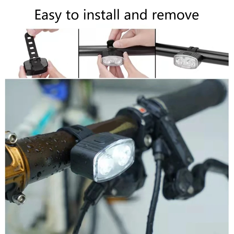 Водонепроницаемые передние и задние фонари Bikie светодиодные велосипедные