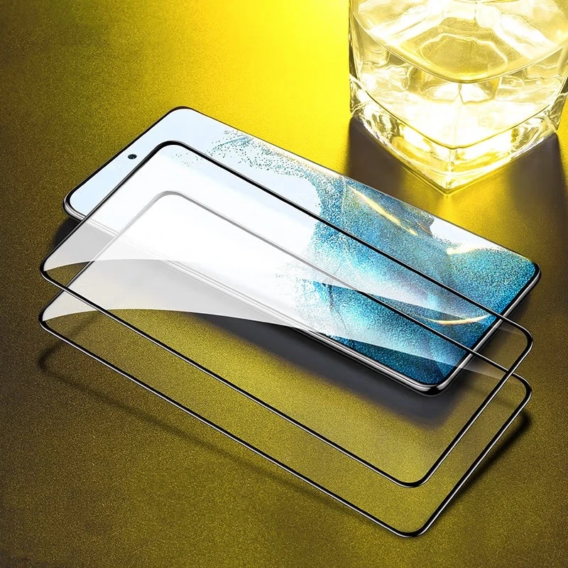 Закаленное стекло SmartDevil для Samsung Galaxy S22 Plus + A52 зеркальная защита экрана HD полное