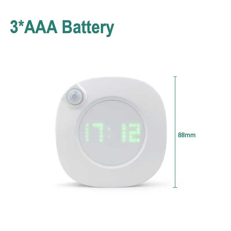 

Настенные часы с датчиком движения