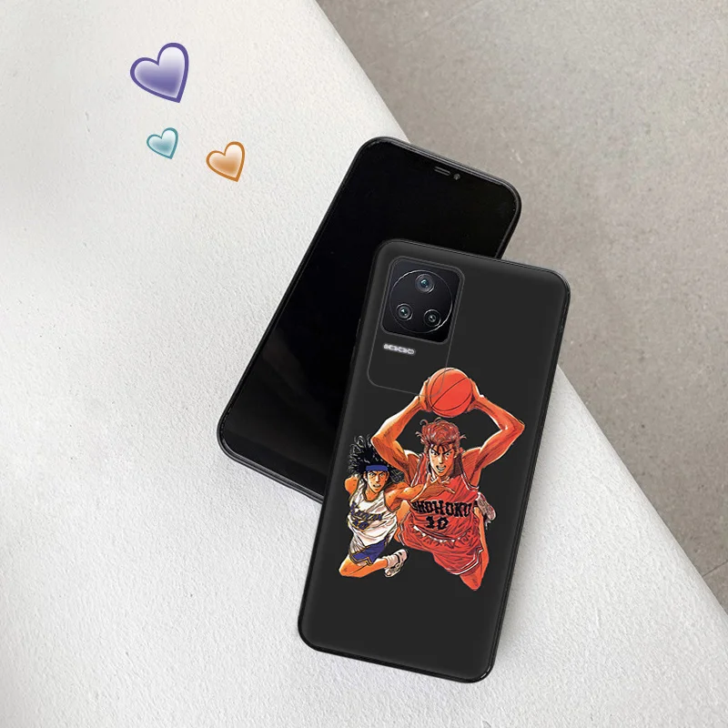 Чехлы для телефонов Xiaomi Poco C40 C51 C50 C61 M5 M4 Pro M3 X5 X4 X3 F5 F4 F3 GT F1 14 A3X Slam Dunk черный мягкий
