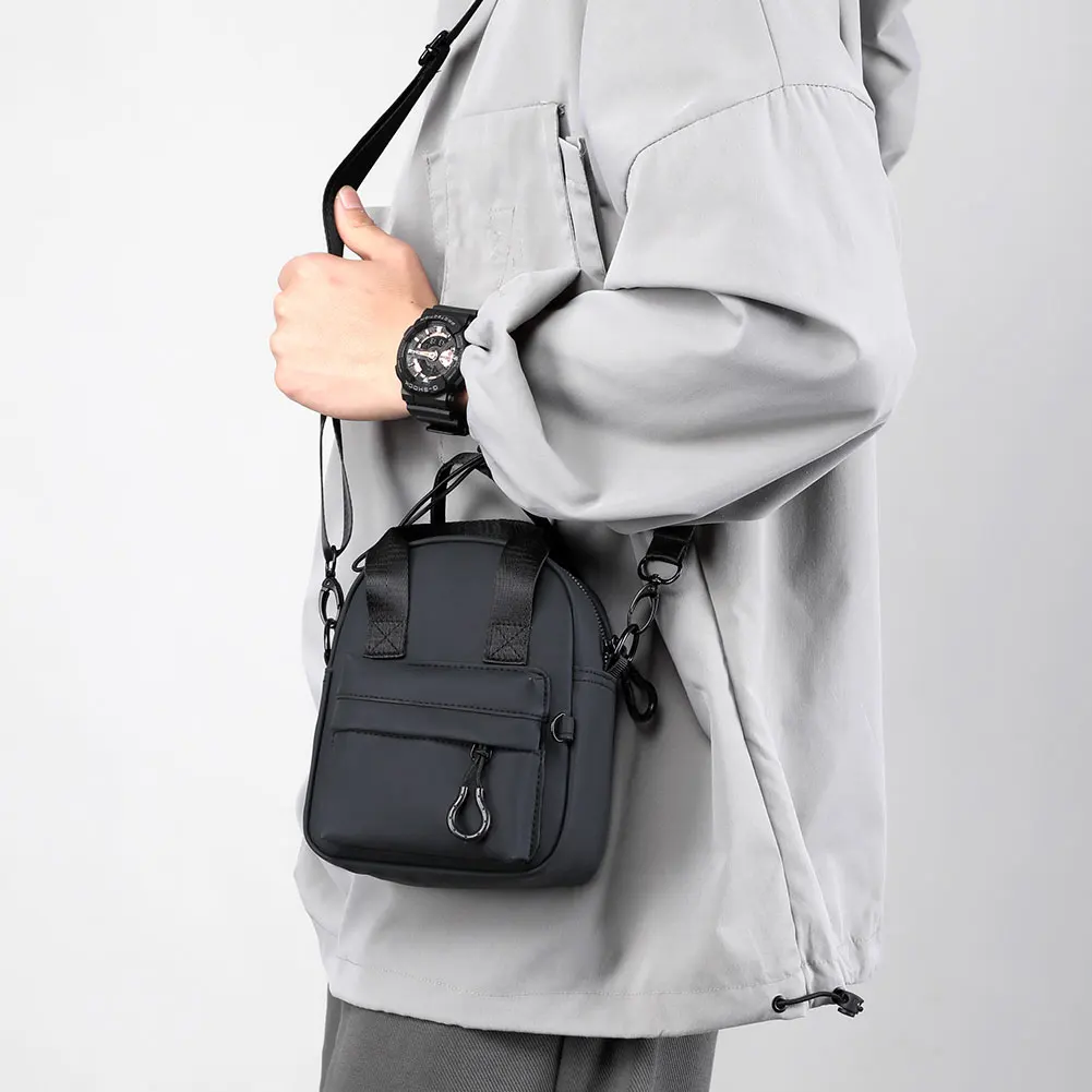 

Crossbody Mini Nylon Handbag High Men's Nylon Messenger Shoulder Portable Bags Quality Bag Fashion Tote Messenger Durable Bag