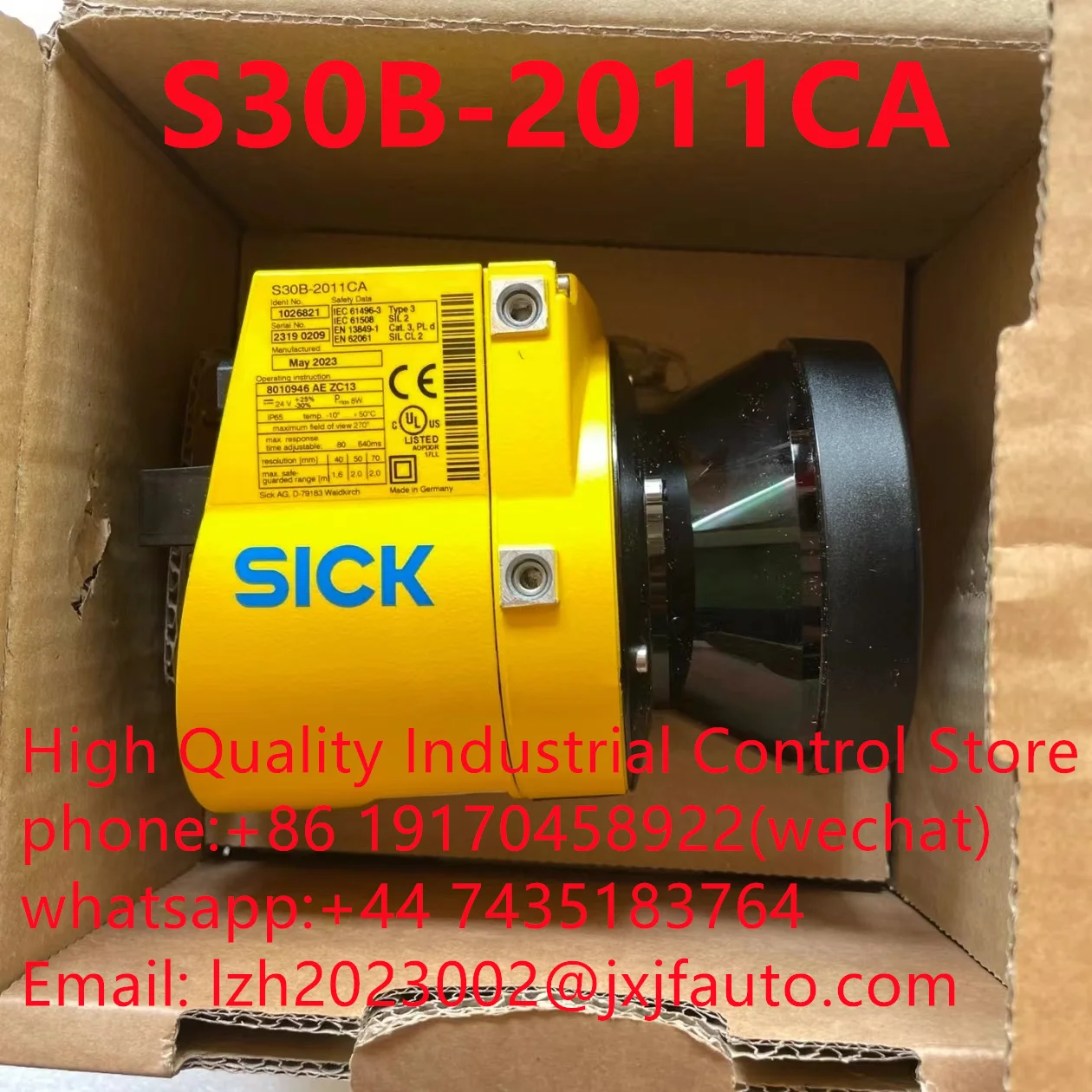 LIDAR S30B-2011GB номер заказа: 1050193 свяжитесь со службой поддержки клиентов чтобы