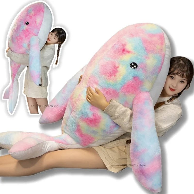 Большие большие радужные летающие крылья Кит плюшевая игрушка набивная