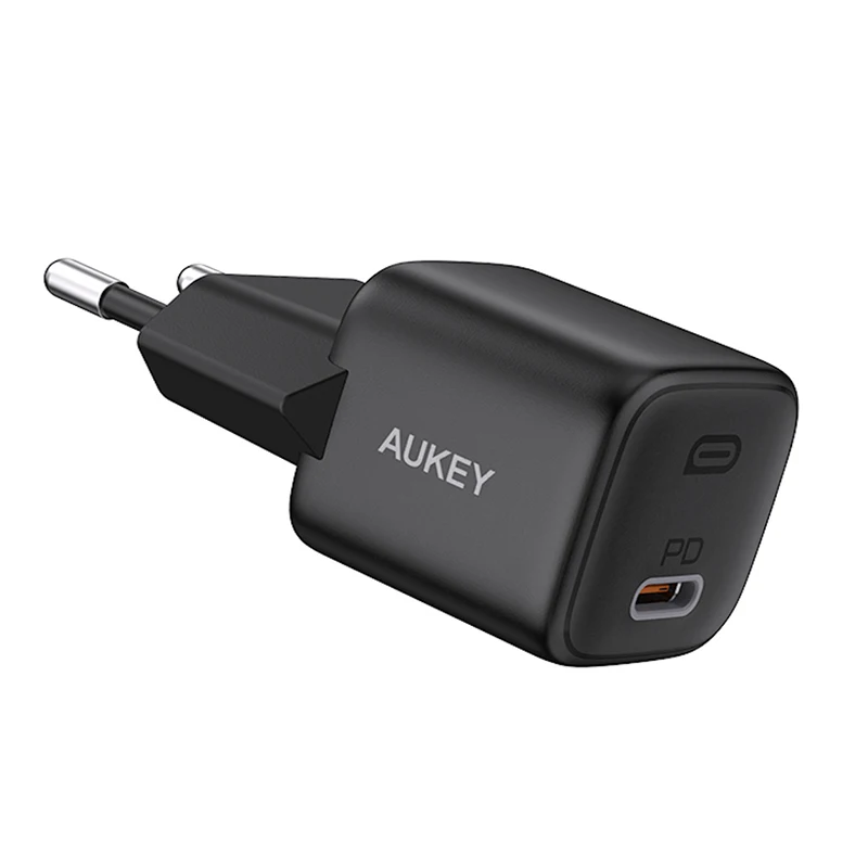 Фото AUKEY PA-B1 EU/US, зарядное устройство с быстрой зарядкой 20 Вт Type-C PD, сетевое зарядное устройство для IPhone/HUAWEI/XIAOMI/зарядное устройство №2