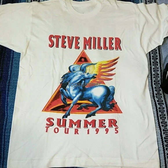 

Steve Miller Band Summer Tour 1995 White Unisex T-Shirt All Size S To 5Xl