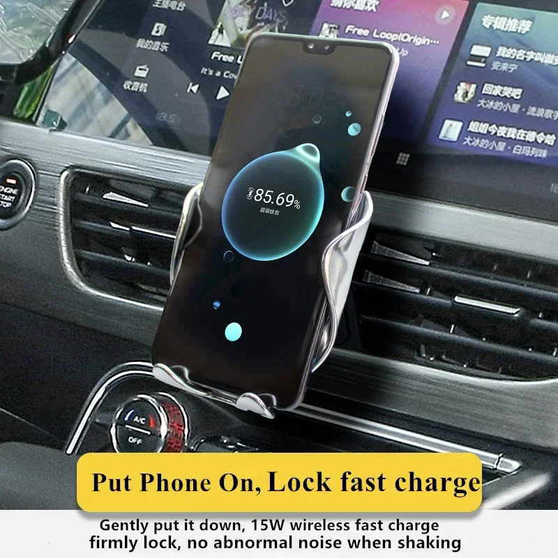 2019-2021 для Geely Tugella держатель мобильного телефона беспроводное зарядное