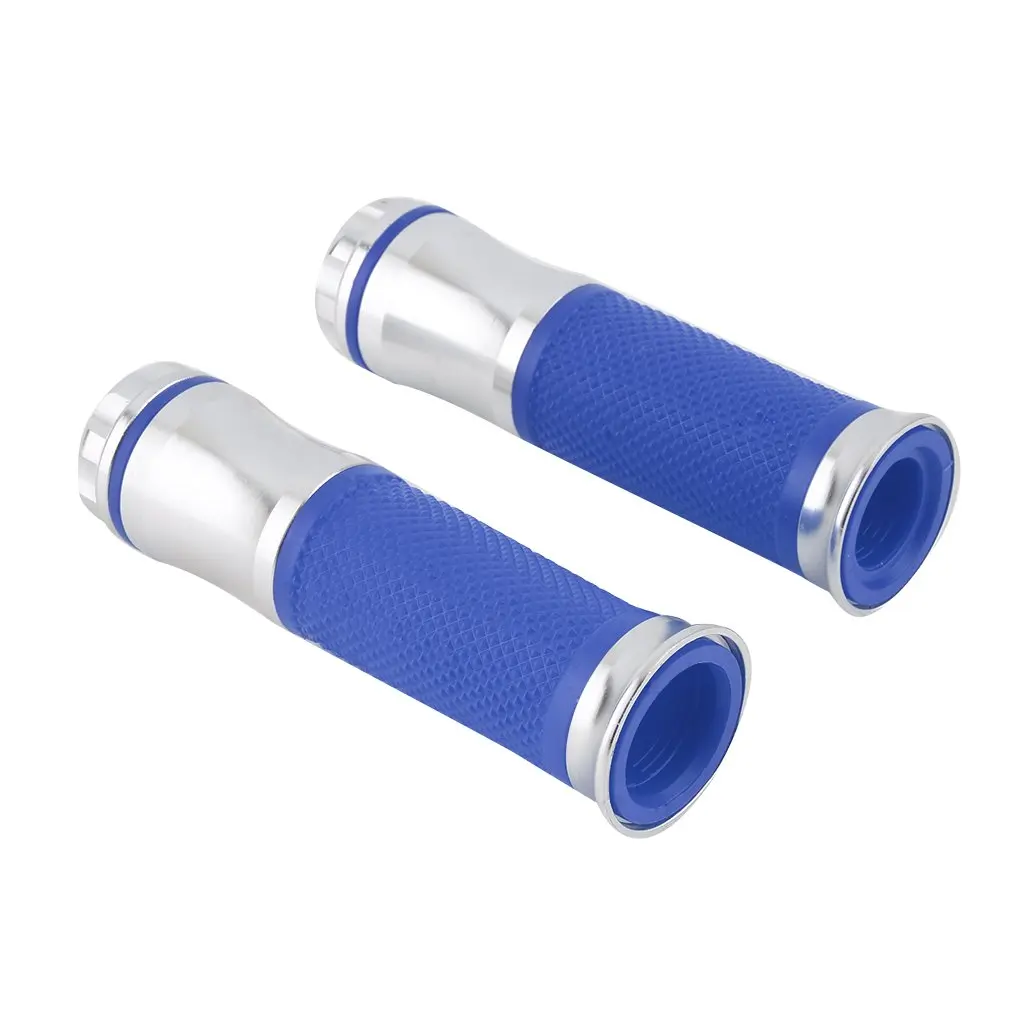 

Handle Bar Motorcycle Handle Metal Rubber Gel Hand Grips Replacement 2 Pcs