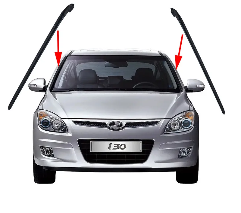 Молдинги для накладка стойки лобового стекла Hyundai I30 Elantra 2007-2012 1 пара - купить по