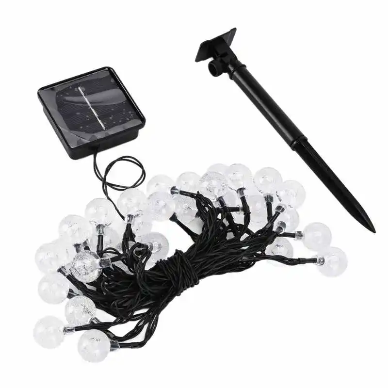 

LED Solar String Light Cute Efficient Solar LED Lamp String 21ft 30LED 8‑12 Workinghours for Outdoor Yard Lawn Decor