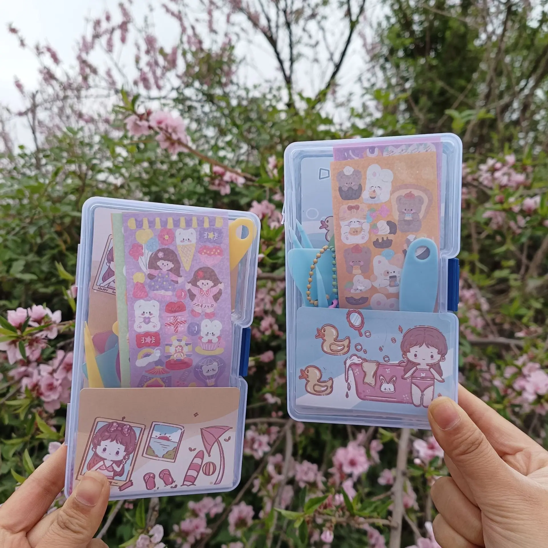 Фото Набор цветных карточек Gu Card в подарочной коробке оптом, материалы для детских поделок, лазерные наклейки Gu Card, полный комплект №1