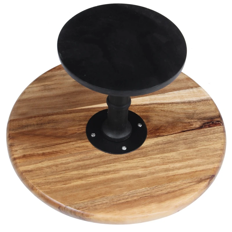 Акция! Подставка для выпечки тортов из твердого дерева ручная полировка высокий