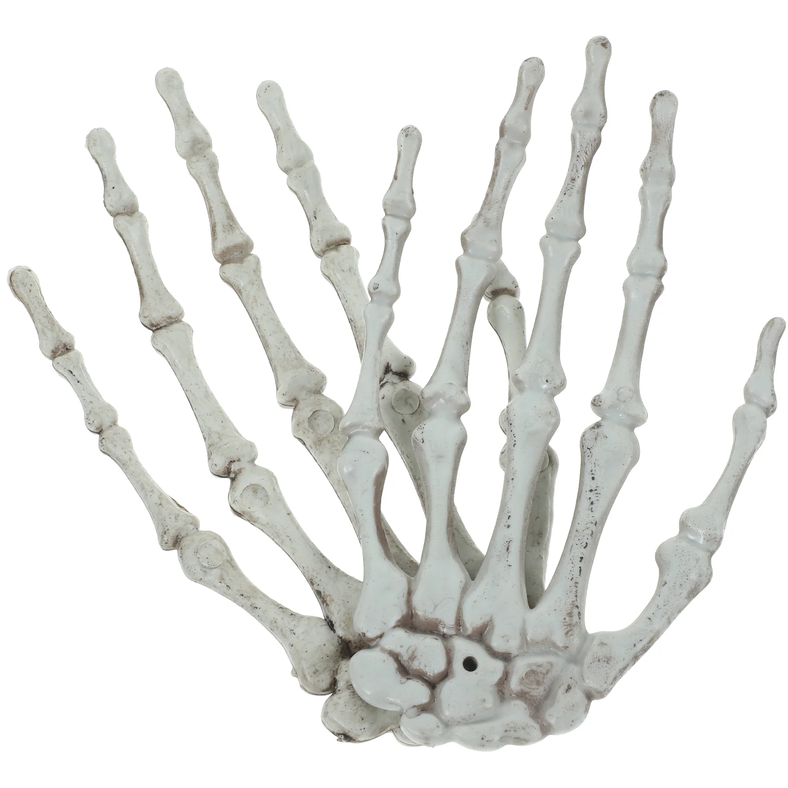 

Large Hand Bone Hair Clip Halloween Party Decor Realistic Haunted Houses Layout Props Pins