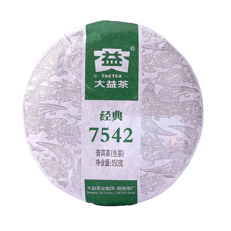 

Special Grade 2018yr TAETEA 7542 Dayi Raw Pu Erh Chinese Tea Menghai Tea Batch Raw Puer Chinese Tea Cake 150g Dropshipping