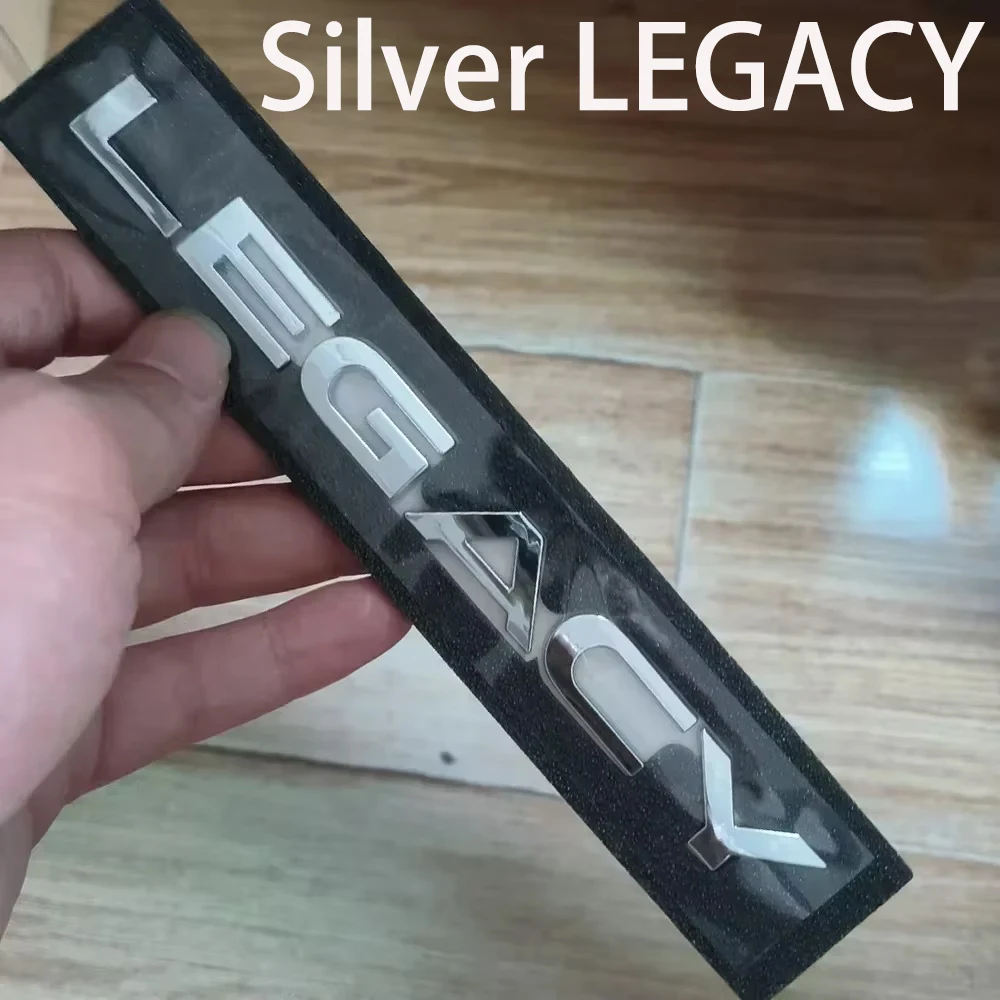 

Серебряная Эмблема LEGACY, Наклейка Для Subaru, Задний Багажник, ABS, Наклейка На Кузов Автомобиля Outback BRZ DIT B4