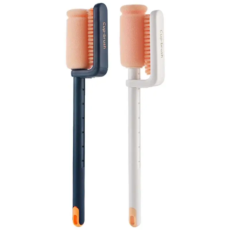 

Cup Cleaning Brush Long Handle Bottle Cleaner Brush With Adjustable Buckle Cup Scrubber Glass Cleaner Brush Kitchen Cleaner Tool