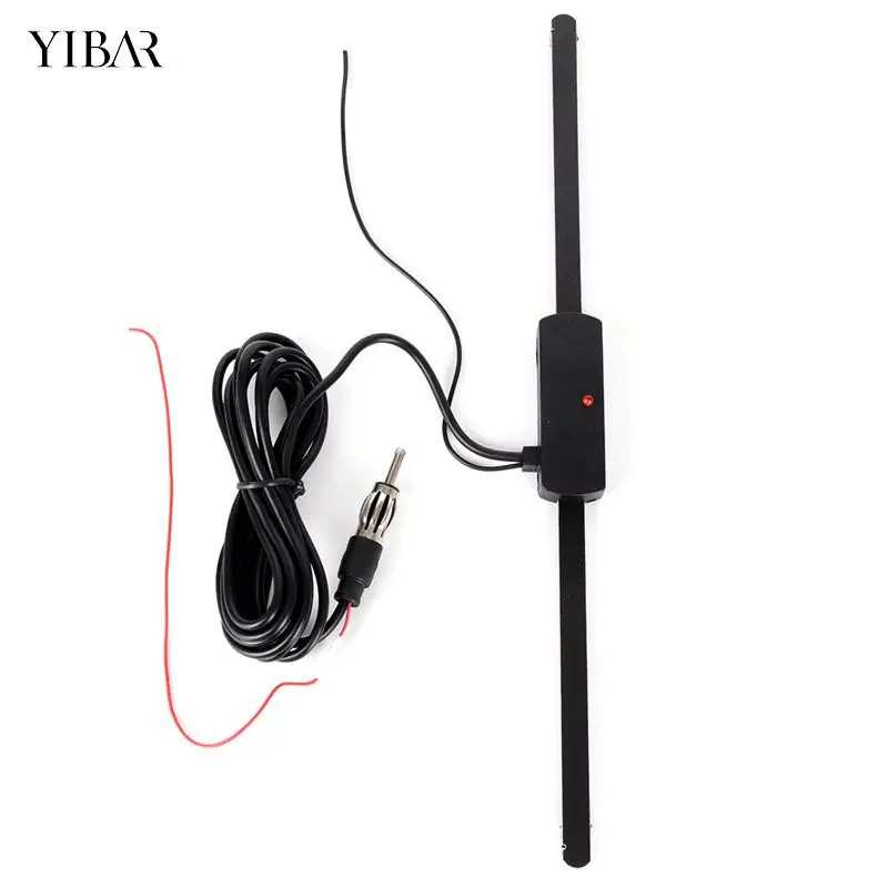 

1Pcs Universal Car Windshield AM FM Radio Antenna Signal Amplifier Booster Hidden Radioactive Auto Antena 12V Stereo FM Radio