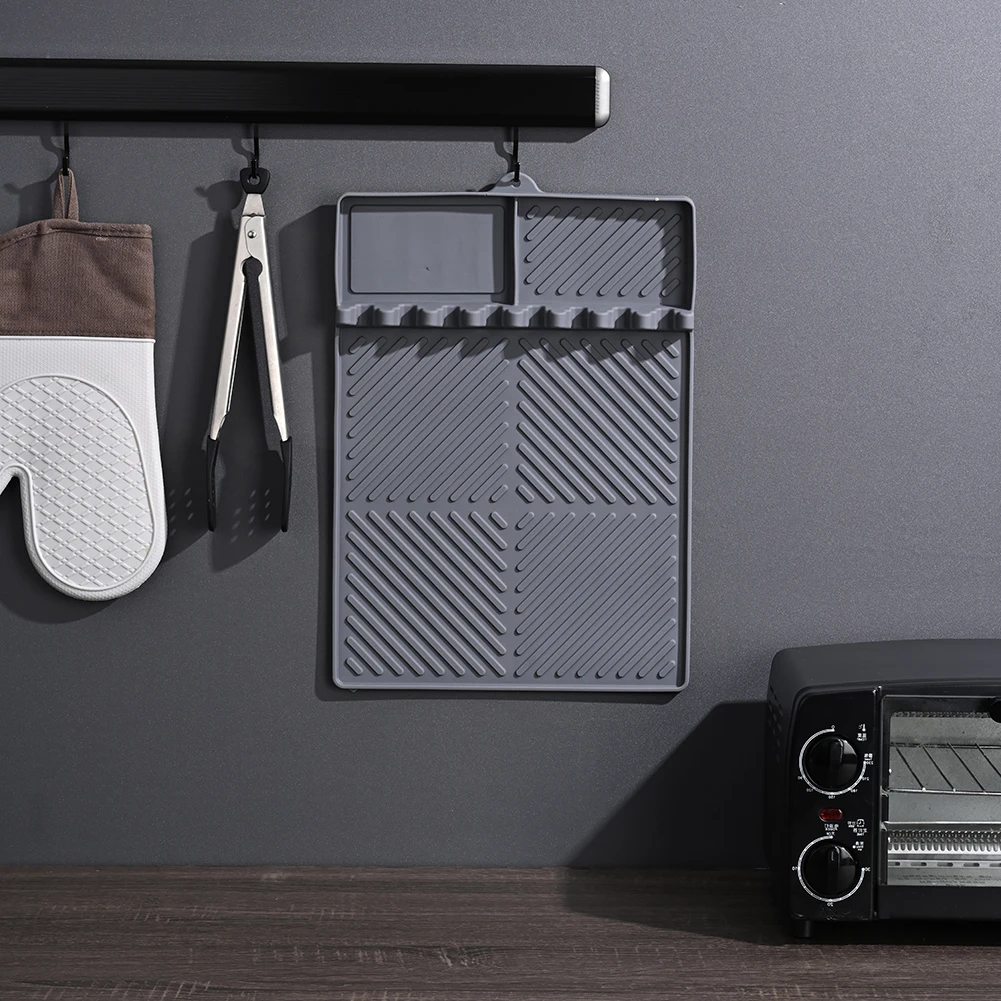 

Большая силиконовая защита для выпечки, многофункциональная моющаяся подставка для барбекю