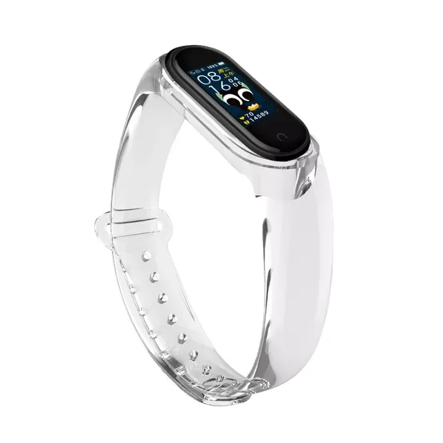 

Color Change Strap For Xiaomi Mi band 3 4 5 6 7 Replacement Smart watchband Bracelet for Mi band 6 5 Strap Wristbands Pulseira