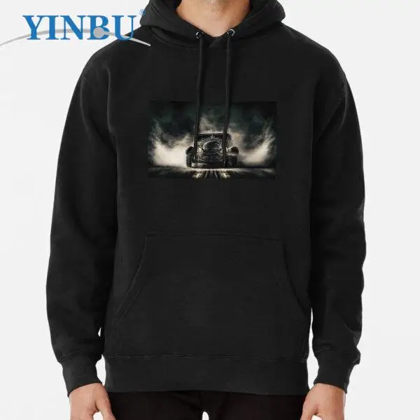 

Hot Rod Burnout #29, a perfect gift for all American Muscle Car fans Pullover Hoodie new in Sweatshirts fashion Clothes