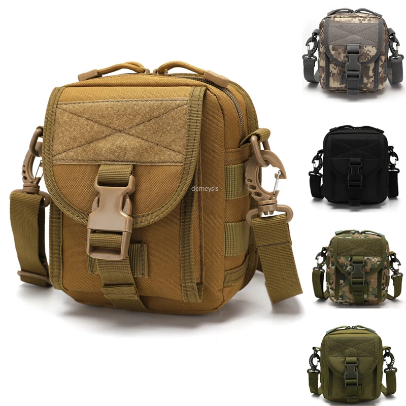 

Tactical Shoulder Bag Outdoor Sports Military Molle EDC Pouch Camouflage Nylon Hiking Hunting Camping Army Crossbody Bag