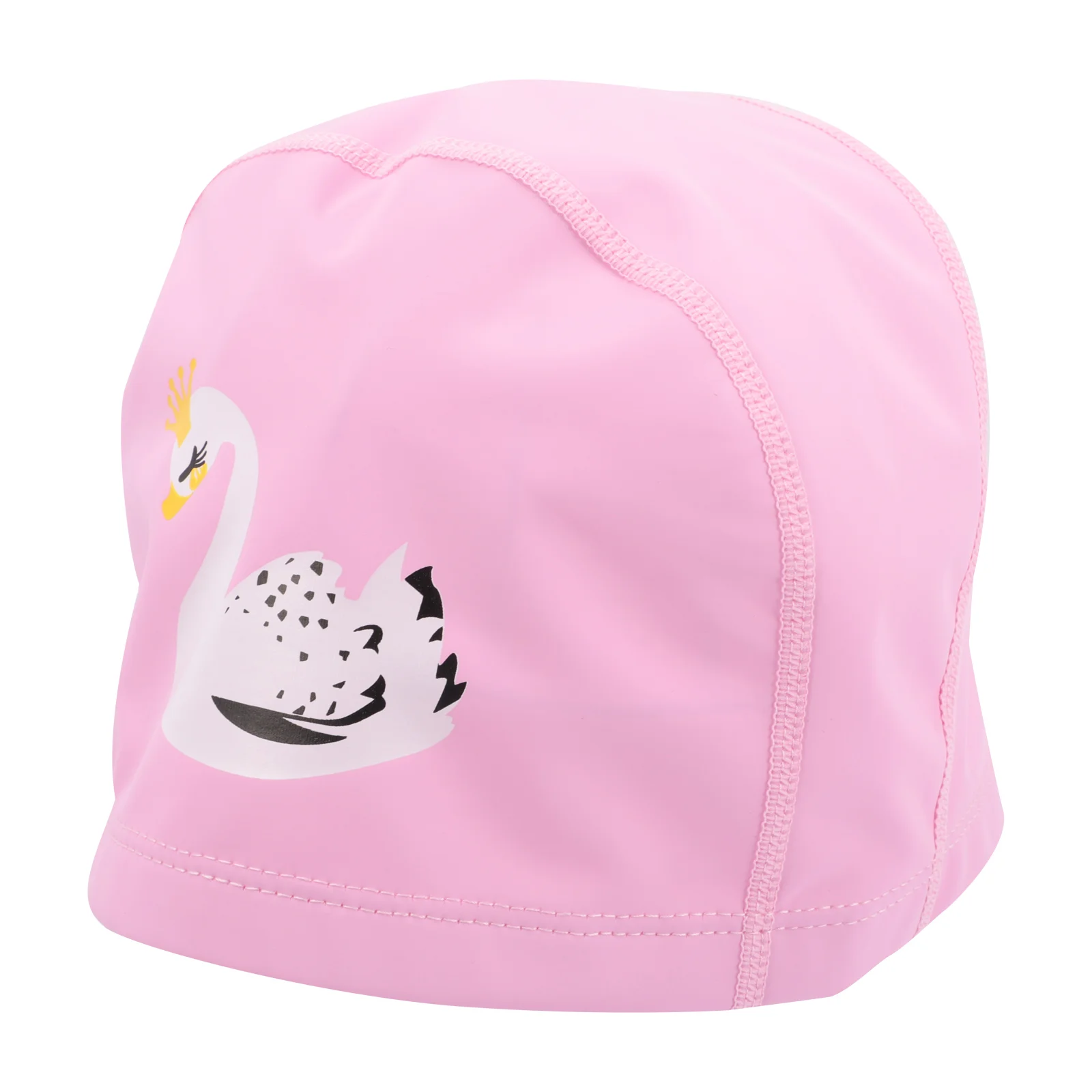 

Swimming Cap Kids Children's Waterproof Hat Pu Head Protector Breathable Toddler Caps Elastic Cover Girl
