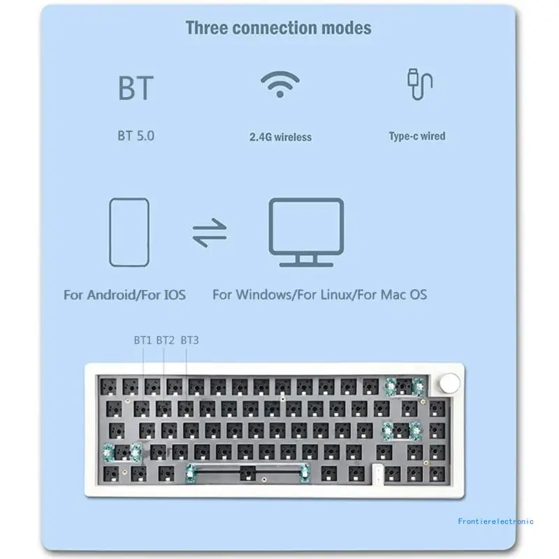 66 + 1 клавиша GMK67 индивидуальный комплект механической клавиатуры с возможностью