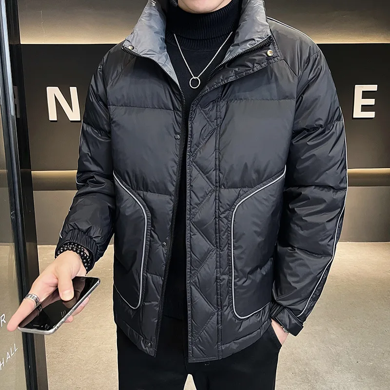 Winter Men's Jackets Down Jackets Parkas Warmth Fashion Coats Snow Clothing Loose Tops Outwear Luxury Designer Clothing