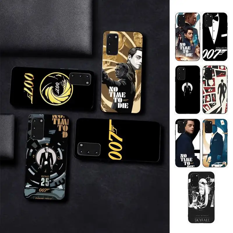 

FHNBLJ James Bond 007 Phone Case for Samsung S10 21 20 9 8 plus lite S20 UlTRA 7edge