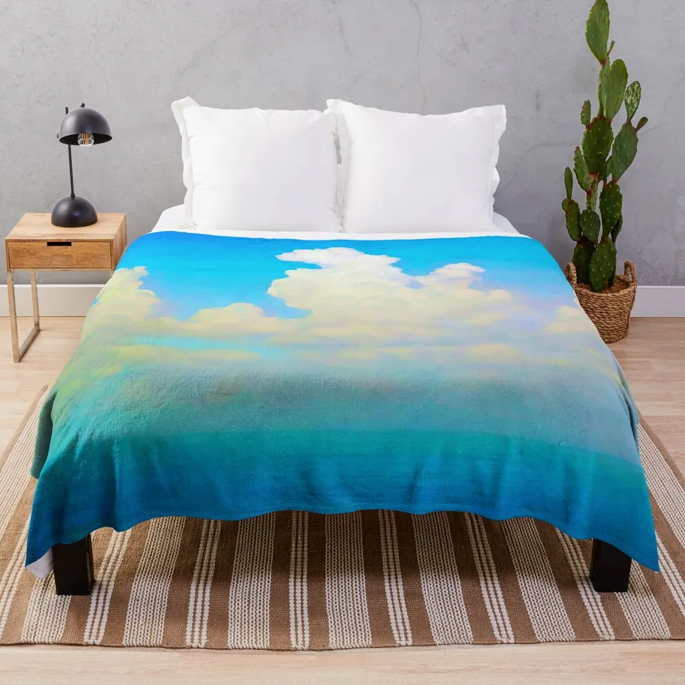 Cloud By Arkhyp Kuindzhi Vibante Edition Плед Винтаж Тонды Манга Пляжные Одеяла