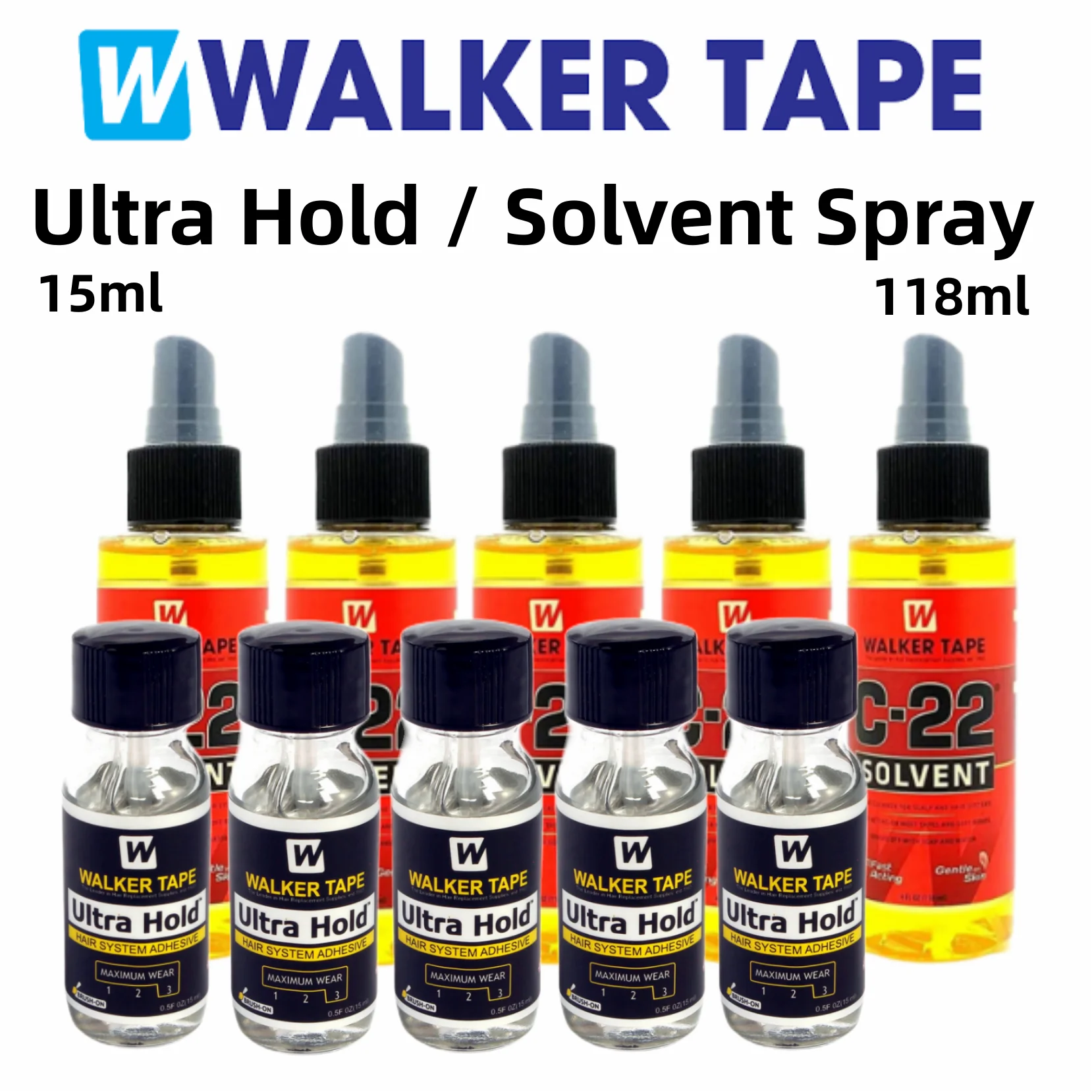 10 Pezzi Walker Tape Ultra Hold Hair System Adesivo Antisudore Parrucca Colla Trasparente Tenuta Di Lunga Durata Per Cuoio Capelluto E Frontale In Piz