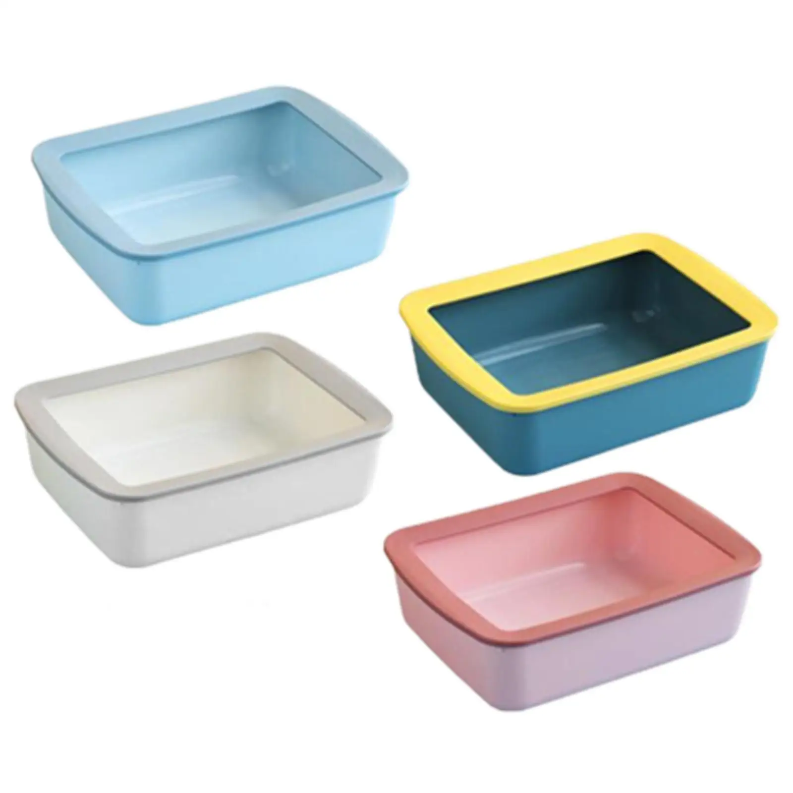 Indoor Cats Kitten Toilet Large Semi Closed Cat Sand Box Sem