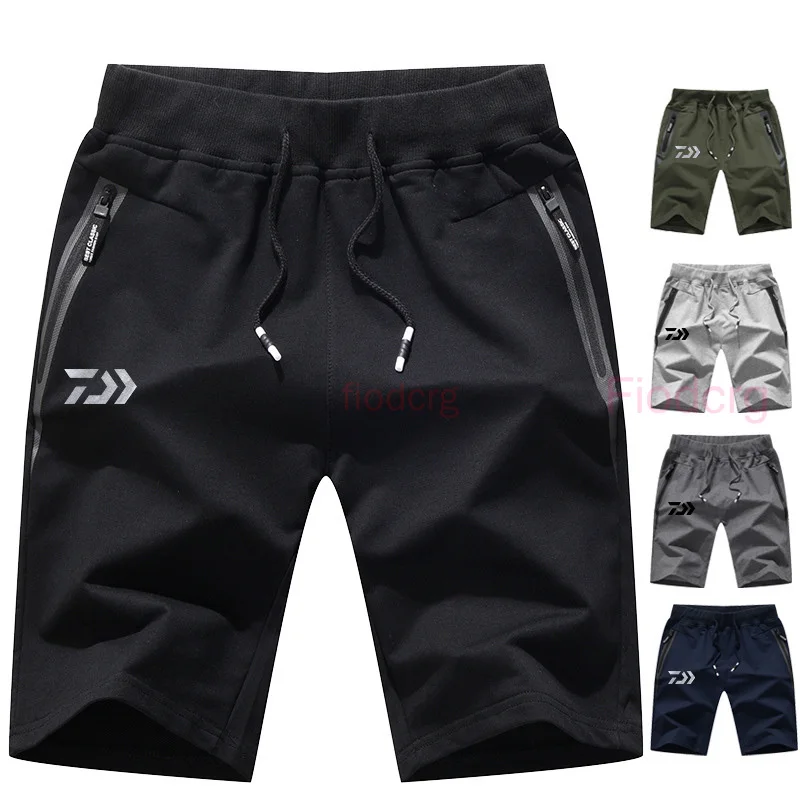 

2022 Men Daiwa Fishing Shorts Summer Sport Cotton Quick Dry Men Fishing Clothing Plus Size DAWA Breathable Fishing Pants