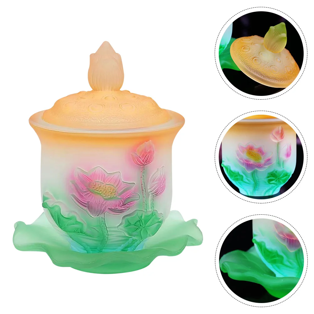 

Cup Offering Altar Buddhismholy Water Accessories Wear Cups Delicate Decorative Desktop Tabletopfunction Multi Resistant