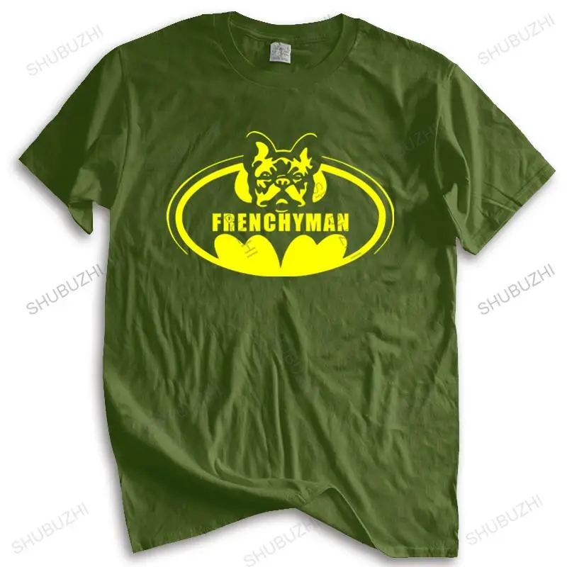 

Mens summer cotton tshirt loose tops Frenchy Man T-Shirt Dog,Hund,Fun,Bat,Gotham,Justice,Bulldog,Kult teenagers cool tops