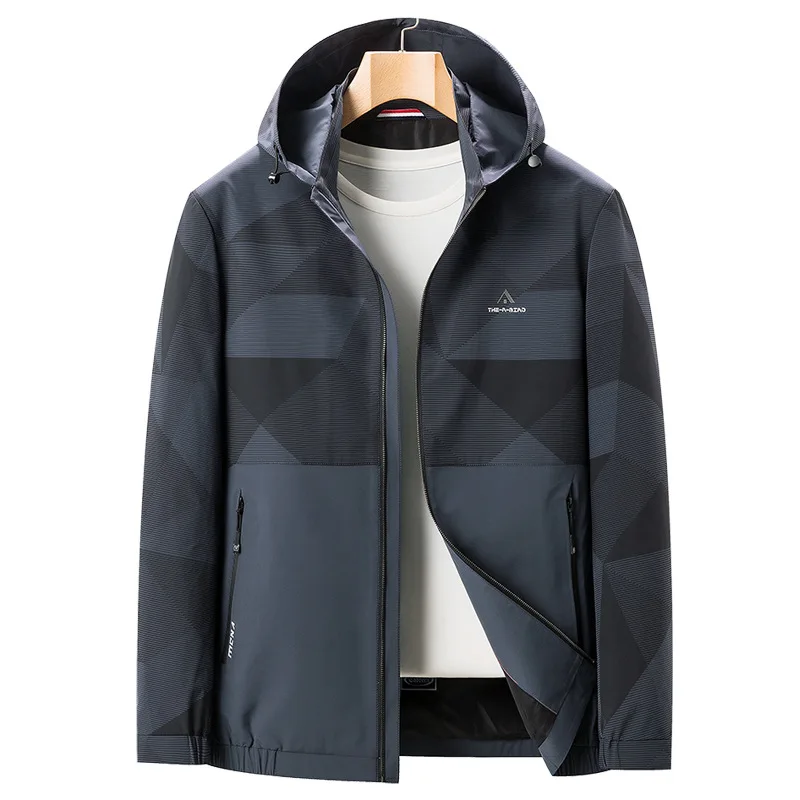 

2022 New Products High Quality Men's Jackets Young and Middle-aged Casual Breathable All-match Simple Hooded Camouflage Jackets