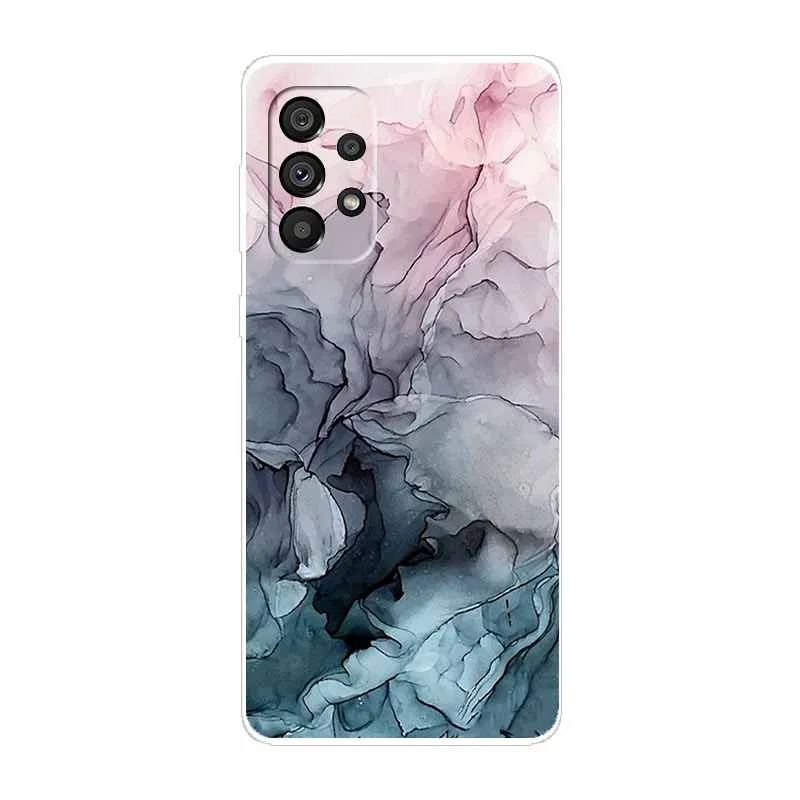 Чехол для Samsung A13 4G A135F новая модная мраморная силиконовая Мягкая задняя крышка из