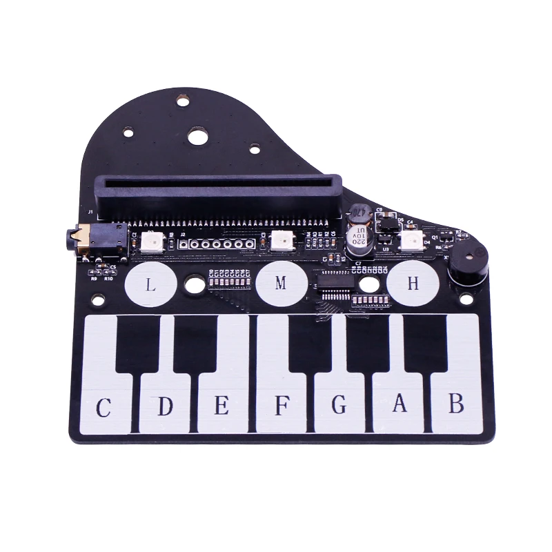 

Yahboom Expansion Board With Unique Piano Shape Compatible with Blocks for BBC Microbit V1.5 and V2