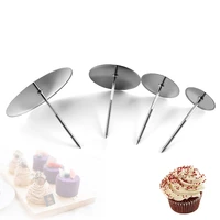 stainless steel cake piping nail diy 3d rose flower fondant cupcake decorating needle stands cream tray baking tools