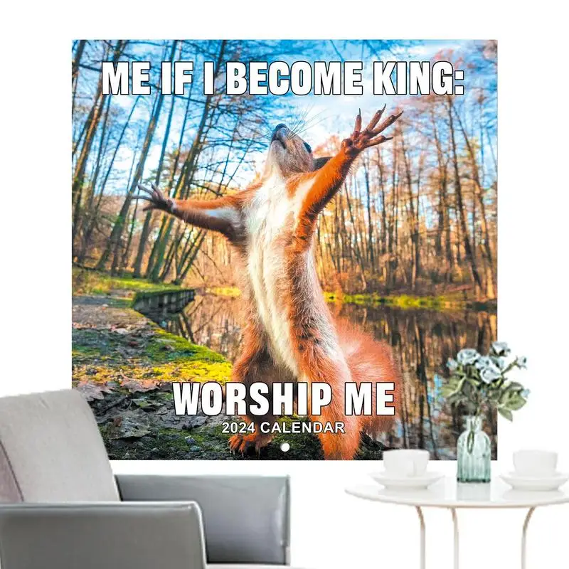 

Animal Wall Calendar Animal Memo Wall Calendar Decor Smooth Writing Gag Gift For Holiday Christmas Anniversaries And Birthday