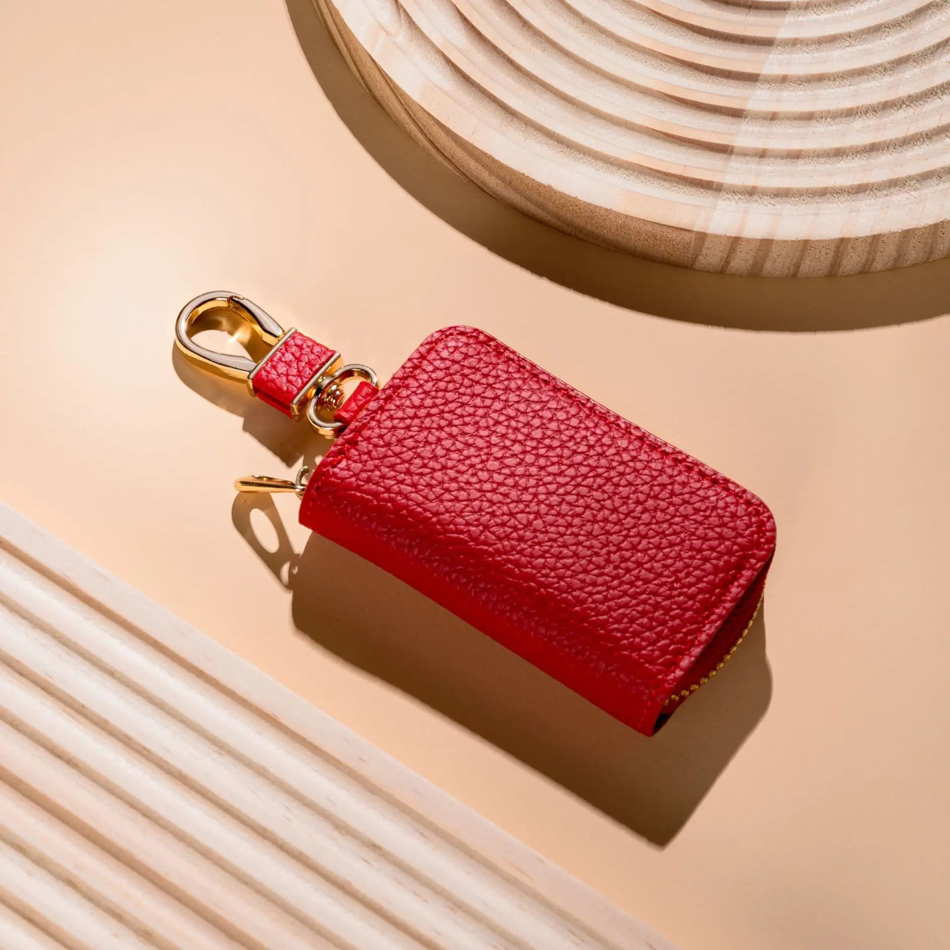 Кожаный Универсальный Чехол Для Ключей Автомобиля Автомобильный Брелок С