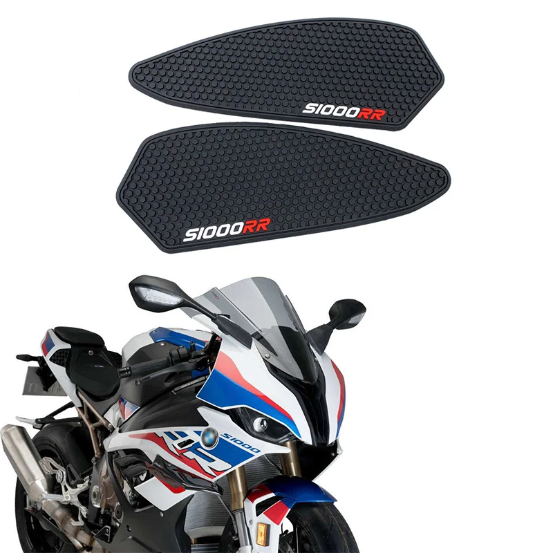 

Аксессуары для мотоциклов, боковой Противоскользящий протектор, наклейки 3M, коврик для топливного бака для BMW S1000RR 2019-2022, черные аксессуары д...