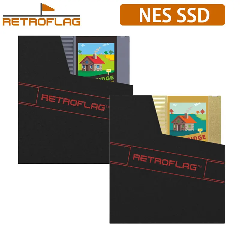 

Картридж с жестким диском Retroflag в стиле NES для NESPi 4 Чехол для Raspberry Pi, ПК, ноутбука, Android TV и HD-проигрывателя SSD