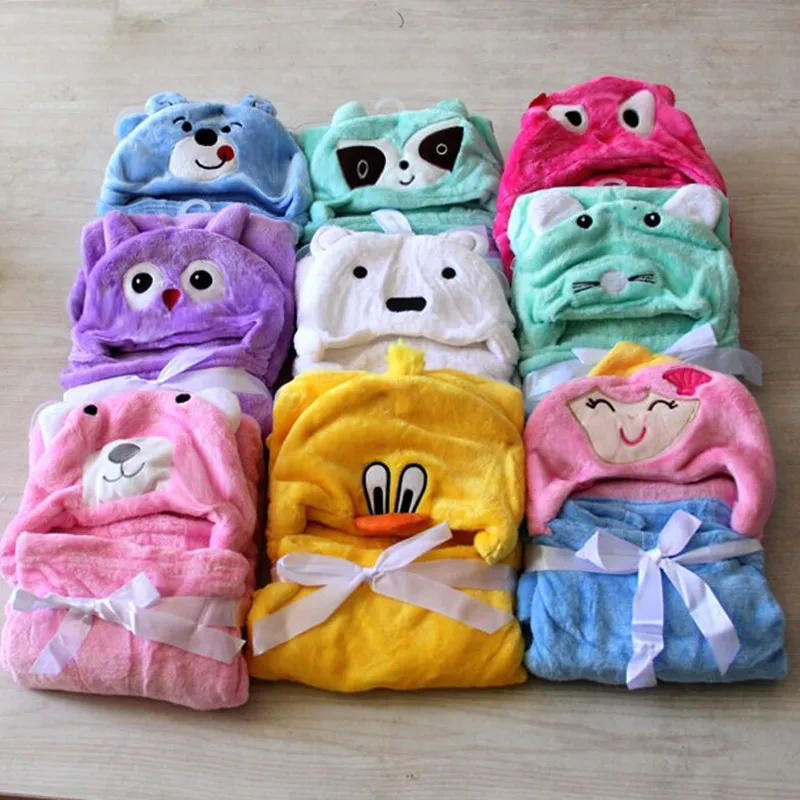 Giraffe Towel Blanket Baby Bath Towel Cartoon Patter Towel
