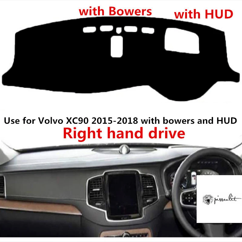 

Пылезащитный солнцезащитный козырек для приборной панели автомобиля, аксессуары для Volvo XC90 2015 2016 2017 2018