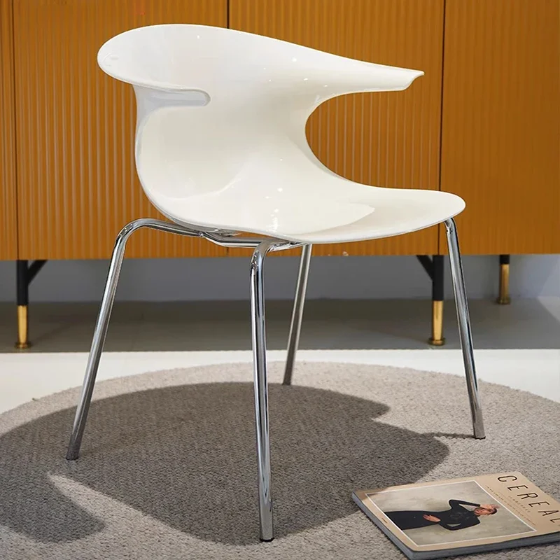 Мобильные столовые акцентные пластиковые стулья игровой обеденный уголок