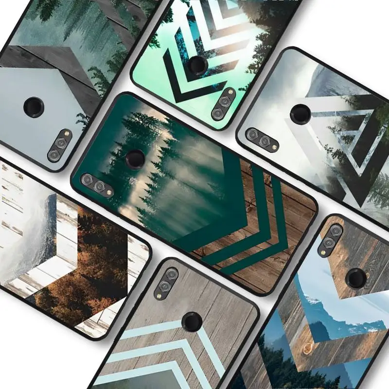 

Forest Geometry Phone Case for Huawei Honor 10 i 8X C 5A 20 9 10 30 lite pro Voew 10 20 V30