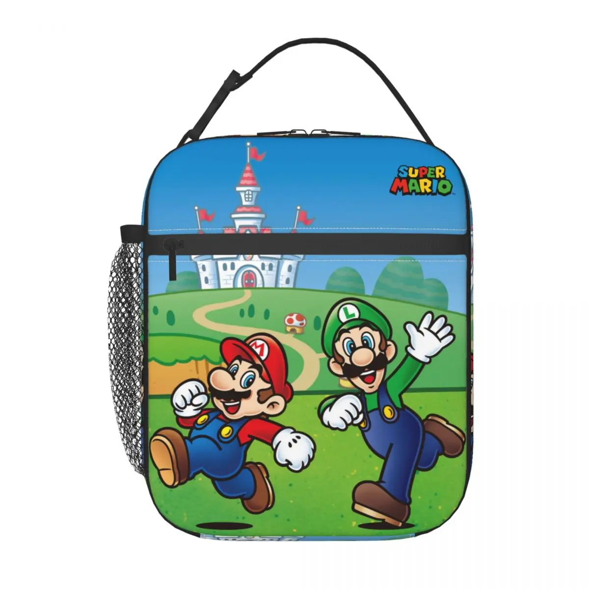 Фото Термосумки для обедов Custom M-Marioes Video Game Brothers Friends, изолированные, для кемпинга и путешествий, портативные, унисекс №2