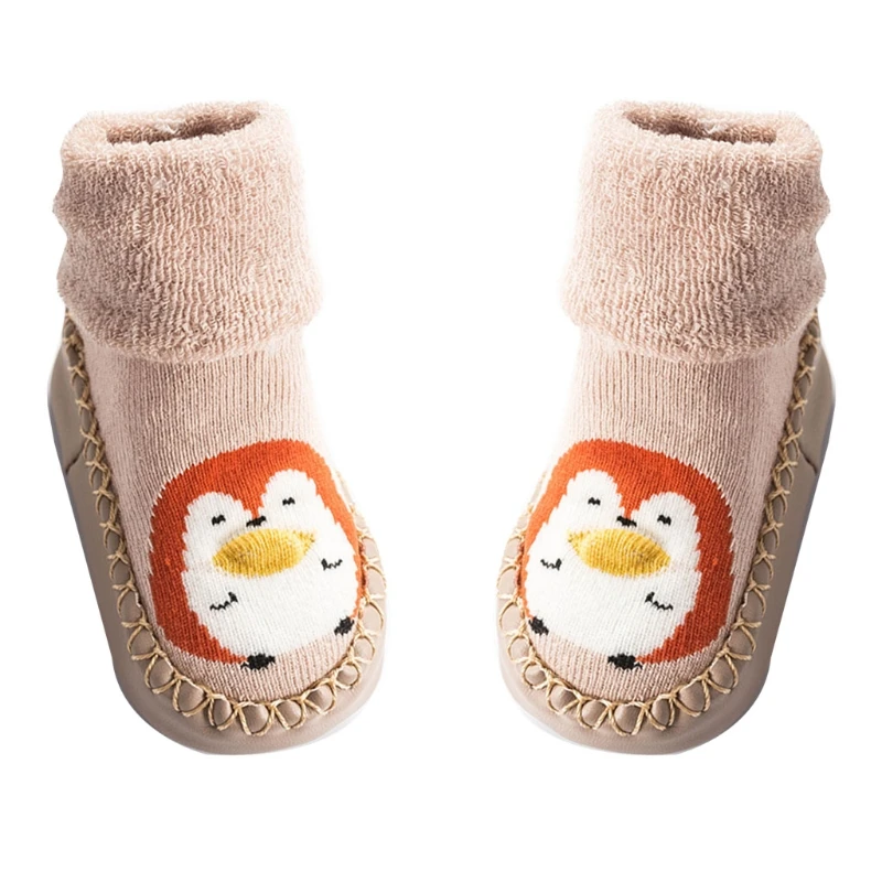 

Baby Non-slip Floor Socks Soft Cotton Warm Thick Terry Socks Newborn Cute Cartoon First Walking Anti-Slip Socks for Infants Todd
