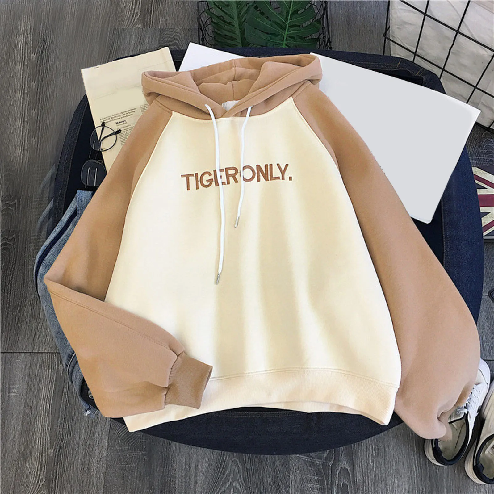 

Womens Casual Hoodies Pullover Tops Long Sleeve Sweatshirts Fall Clothes Sweatshirt Hoodie White 100% Cotton Hooded Sweatshirt