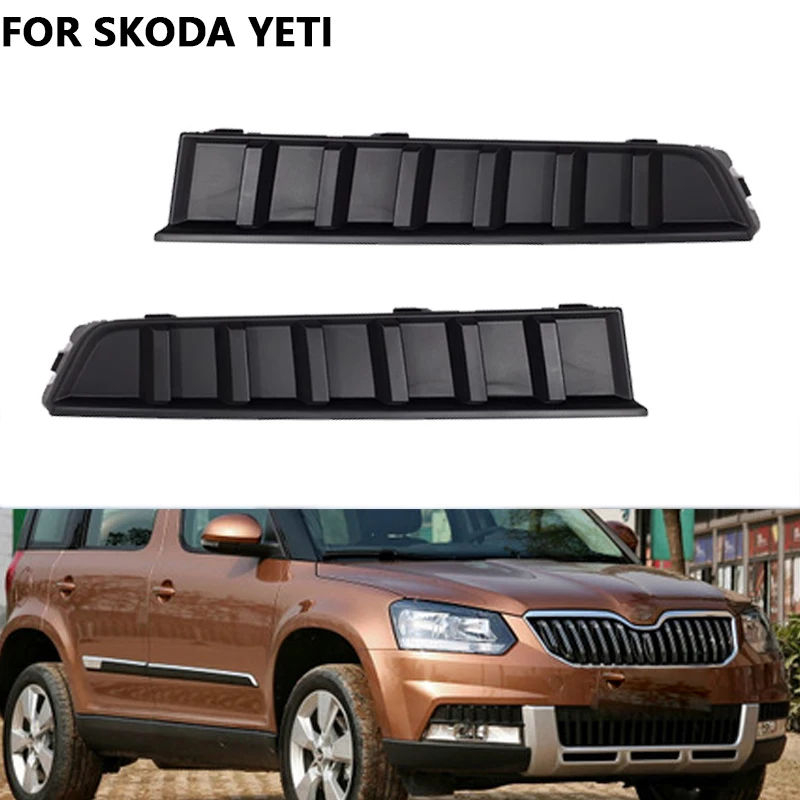 

Автомобильная противотуманная фара, рамка для SKODA Yeti, передний бампер, противотуманная фара, решетка, крышка противотуманной фары, декоративные автоаксессуары